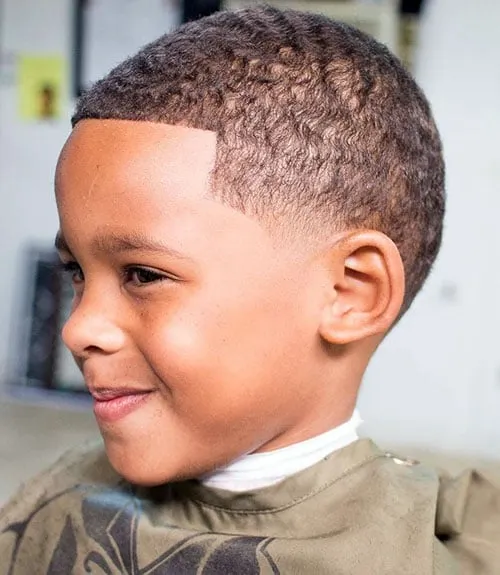 Kids cut at Wasafi Barbershop
