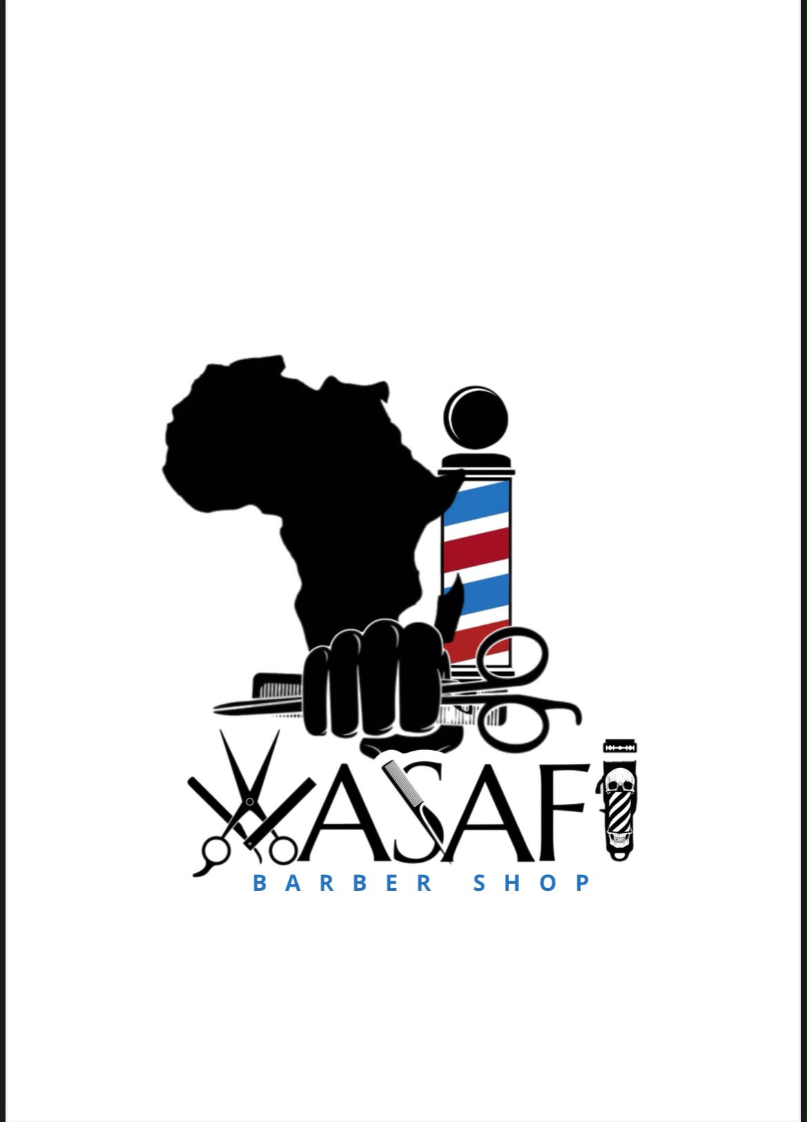 Wasafi Barbershop logo